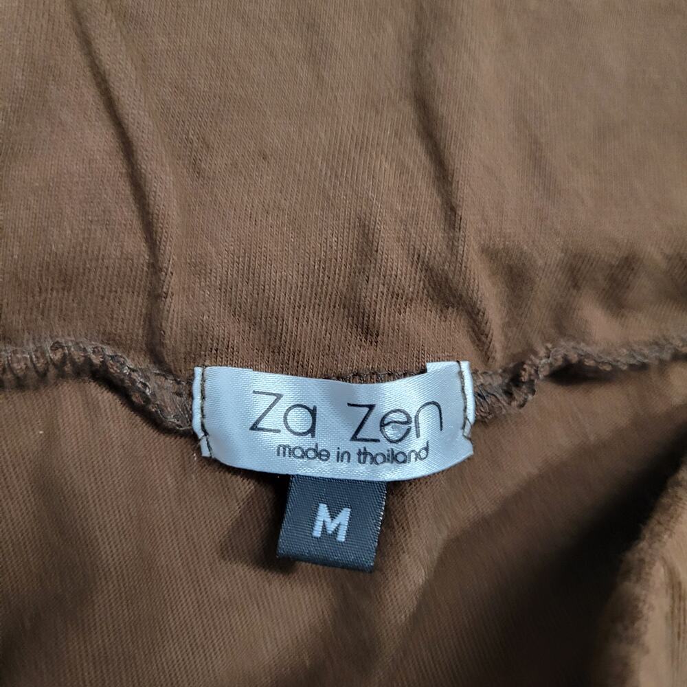 Za Zen Artsy Patchwork Pull On Drawstring Aline S… - image 4